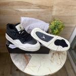AIR JORDANS 4 RM BLACK LIGHT BONE