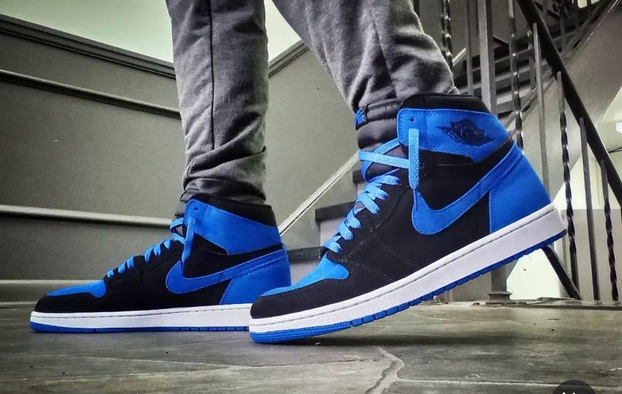 NIKE AIR JORDAN RETRO 1 HIGH ROYAL REIMAGINED SEMI UA