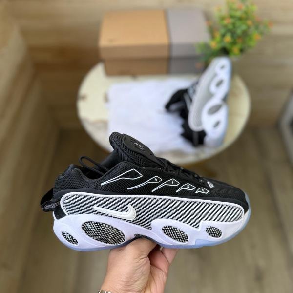 NIKE NOCTA GLIDE BLACK WHITE