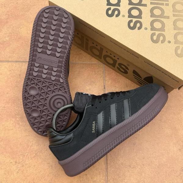 ADIDAS ORIGINALS SAMBA BLACK XLG GUM