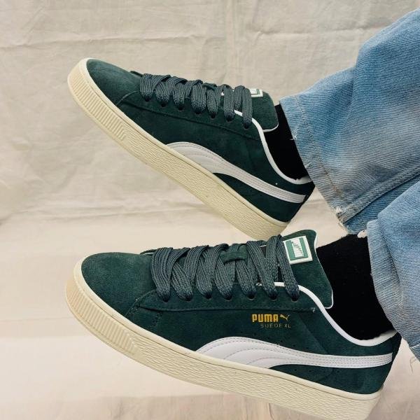 PUMA CLASSIC SUEDE XLG DARK GREEN