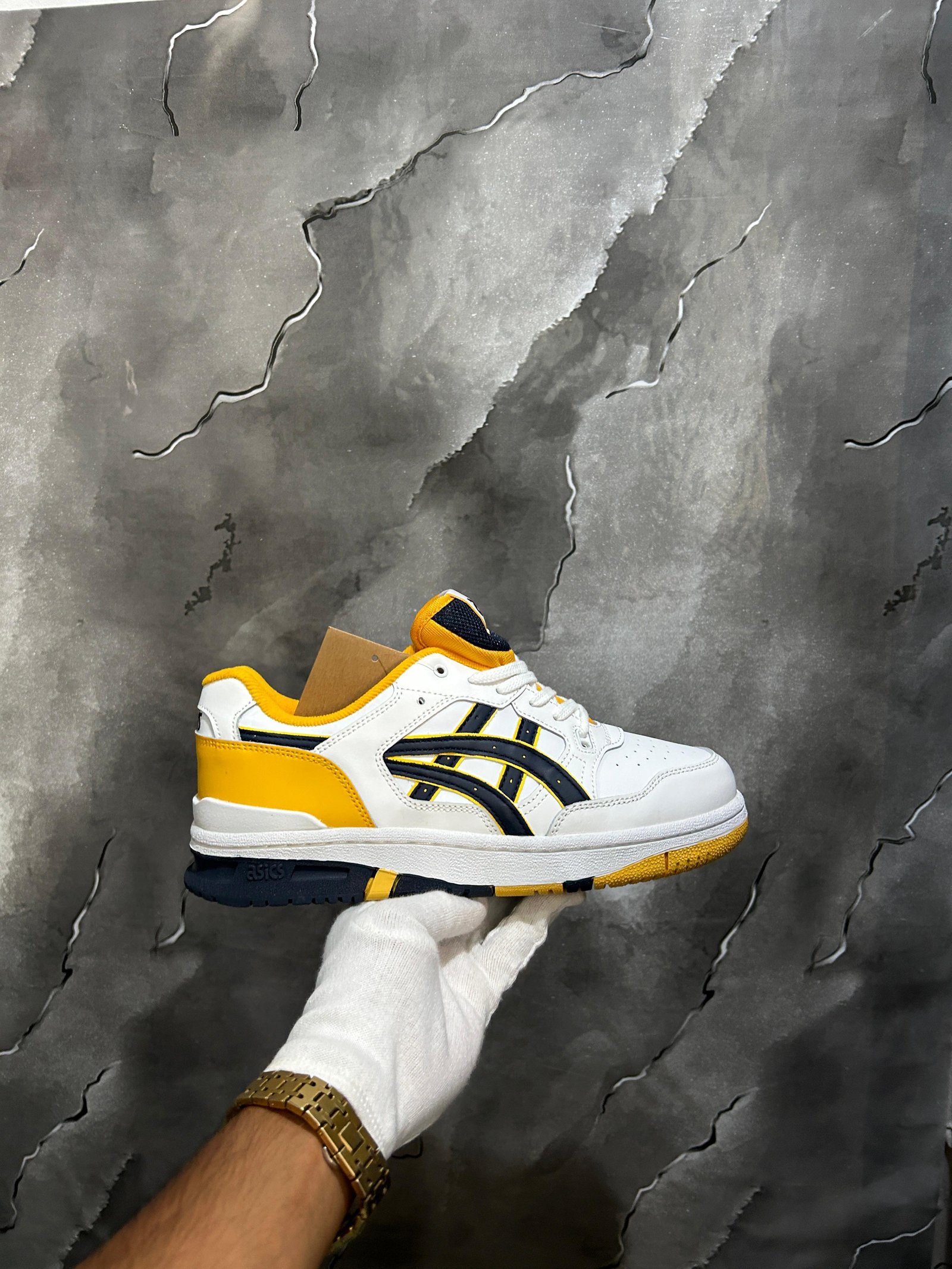 ASICS EX 89 WHITE MIDNIGHT
