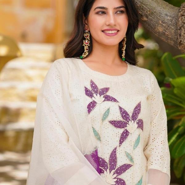 KURTI WITH PANTS AND DUPPATA