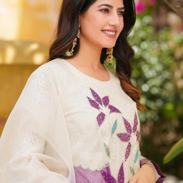 KURTI WITH PANTS AND DUPPATA