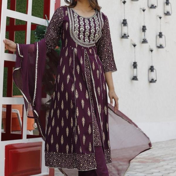 RAYON SUIT SET