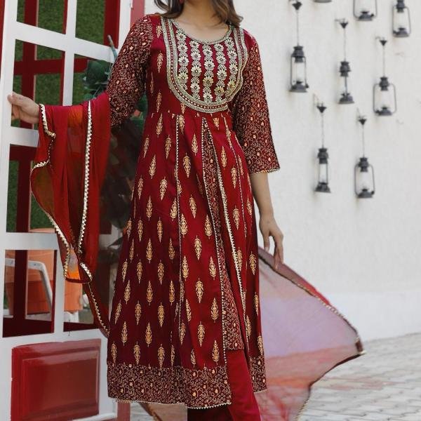 RAYON SUIT SET