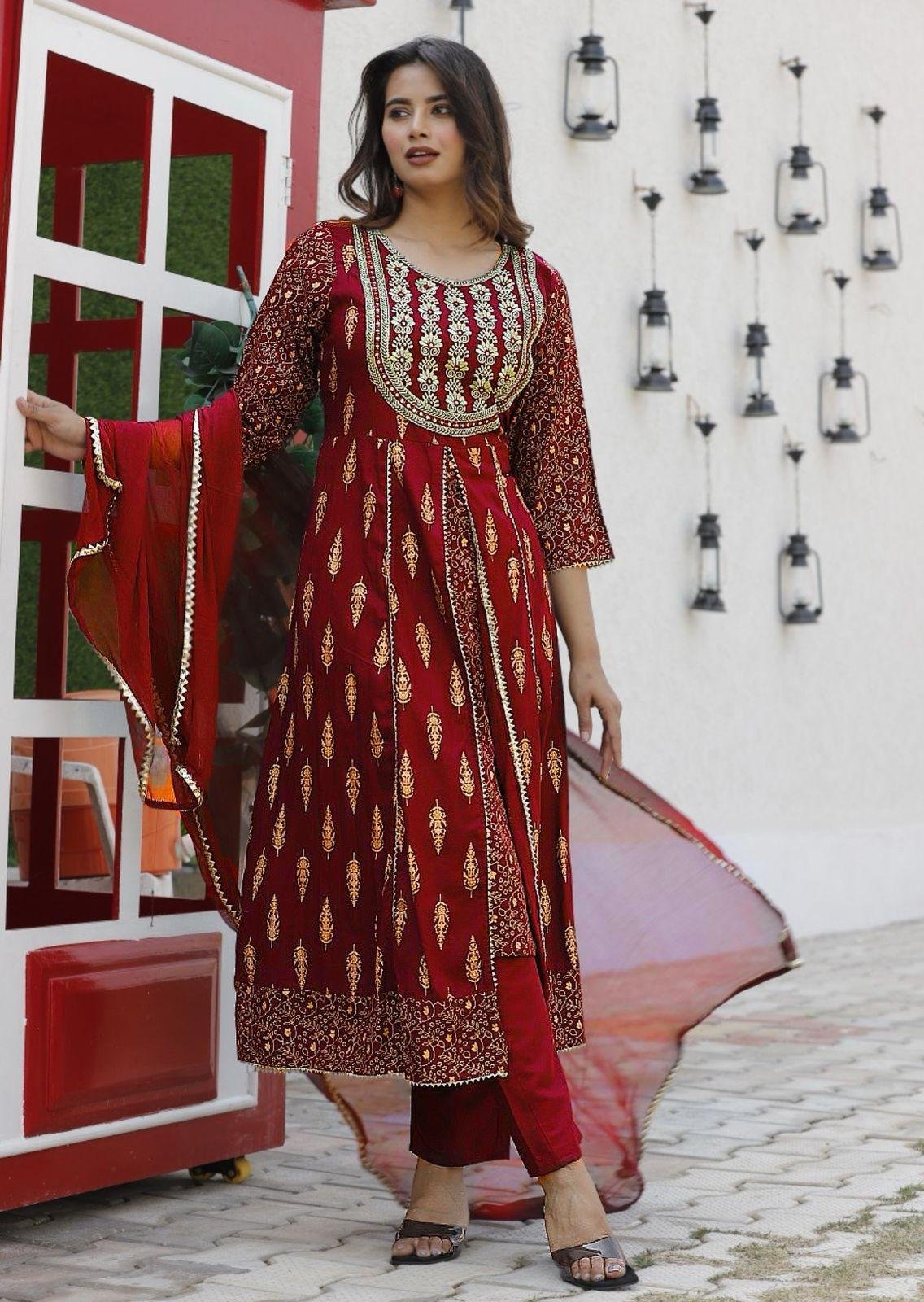RAYON SUIT SET